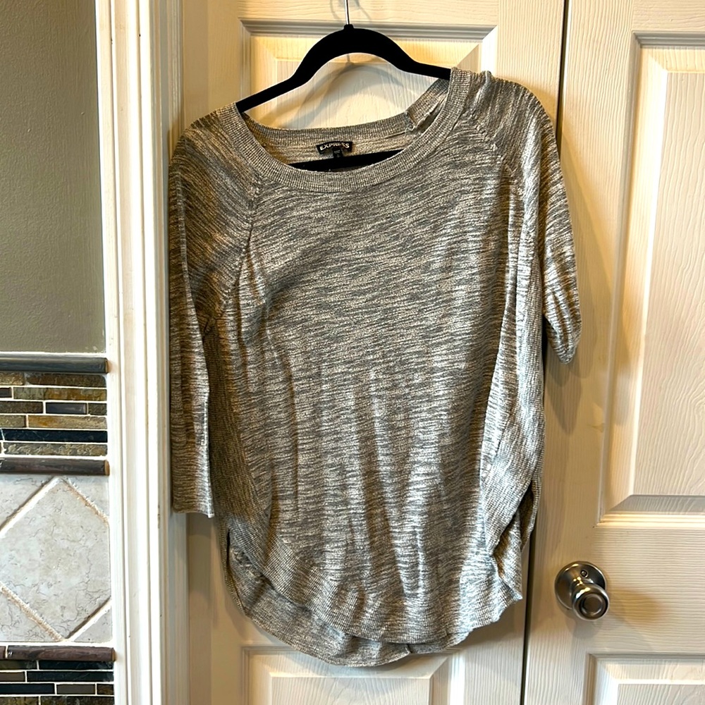 Express Circle Hem Light Sweater